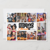 Mooie Halloween-fotomontage  Kaart (Voorkant)