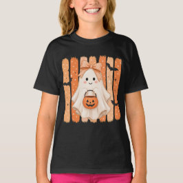 Mooie Halloween Geest Meisjes T-Shirt