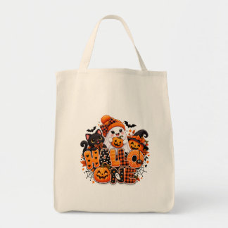 Mooie Halloween Geest Pompoen Boodschappentas – Ge Tote Bag
