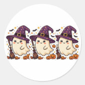 Mooie Halloween Geest Stickers (Voorkant)