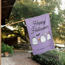 Mooie Halloween-geesten paars