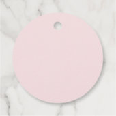 Mooie Halloween-geesten Roze Bedankjes Labels (Achterkant)