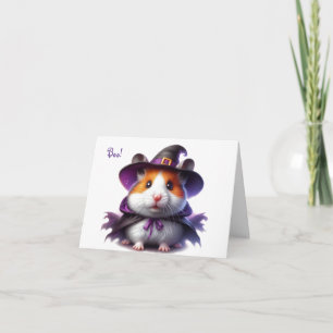 Mooie Halloween Hamster Wenskaart Kaart