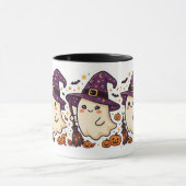 Mooie Halloween Heks Geest Pompoen Mok (Midden)