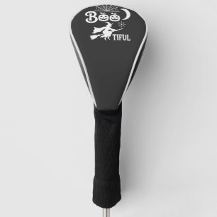 Mooie Halloween Heksen Maan Ontwerp_1 Golfheadcover