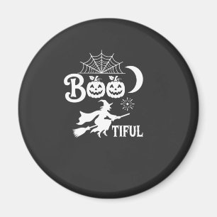 Mooie Halloween Heksen Maan Ontwerp_1 Magneet