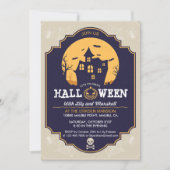 Mooie Halloween kostuum party uitnodiging (Voorkant)