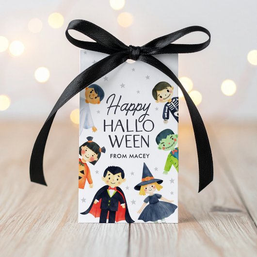 Mooie Halloween Kostuums Cadeaulabel