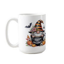 Mooie Halloween mok met elf in koffiekop | Gelukki
