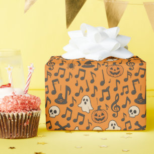 Mooie Halloween-muziek Inpakpapier