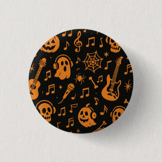 mooie Halloween muziekknop Ronde Button 3,2 Cm