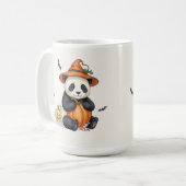 Mooie Halloween Panda Pompoen Koffiemok (Voorkant links)