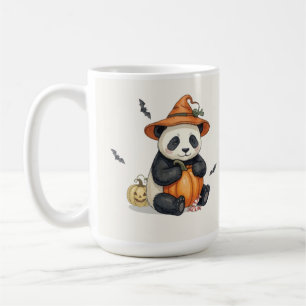 Mooie Halloween Panda Pompoen Koffiemok