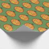 Mooie Halloween Pompoen Inpakpapier (Hoek)