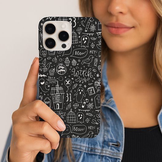 Mooie Halloween telefoonhoes iPhone Hoesje