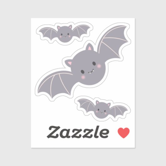Mooie Halloween Vleermuis Stickers (Vel)