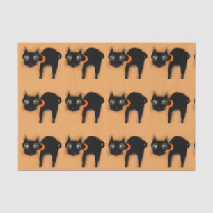 Mooie Halloween Zwarte Katten Tissuepapier