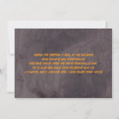 Mooie Halloweenfeestje Bedankkaart (Achterkant)