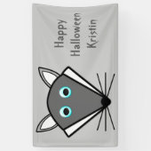 Mooie Halloweenwolf aangepaste banner (Verticaal)