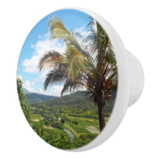 "MOOIE HANALEI OVERLOOK" KERAMISCHE KNOP (Rechts)