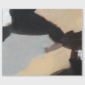 Mooie hand beschilderd minimalistisch. Modern stuk Cadeaupapier (Vlak)