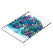 Mooie hand getrokken Peacock-vogel bestaat uit vee Notitieboek (Linkerzijde)