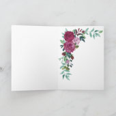 Mooie hand met briefje Gold Dank je wel Bedankkaart (Binnen)