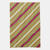 Mooie handdoek met een diagonale streep (Verticaal)
