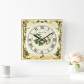 Mooie handgemaakte kunstkraft. Hoogste kwaliteit,  Vierkante Klok (Huis)