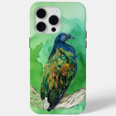 Mooie handgeschilderde bedreigde Nicobarduif Case-Mate iPhone Case (Achterkant)