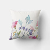 Mooie handgeschilderde bloemenprint kussen (Achterkant)