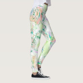Mooie handgeschilderde Rozen Leggings (Rechts)