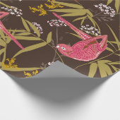 Mooie handschildervogels in het bos van Bamboo Cadeaupapier (Hoek)