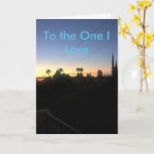 Mooie Happy Birthday-kaart met zonsopgang Kaart (Gele Bloem)