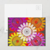 Mooie HAPPY CHAKRA Zonnebloem Groeten CADEAUS Briefkaart (Voorkant / Achterkant)