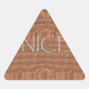 Mooie Happy Kenya Red Zebra Hakuna Matata motif De Sticker