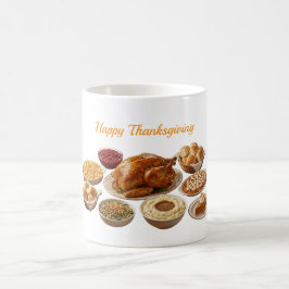 Mooie Happy Thanksgiving oogstfeest koffiemok