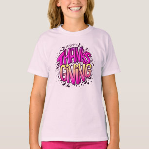 Mooie Happy Thanksgiving Typografie T-shirt