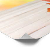 Mooie Happy Thanksgiving  Zaken Poster (Hoek)