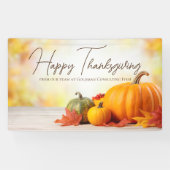 Mooie Happy Thanksgiving  Zaken Spandoek (Horizontaal)