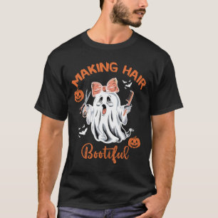 Mooie haren maken Funny Scary Ghost HairT-shirt T-shirt