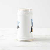 Mooie Harlequin Duck op de Rock Bierpul (Center)