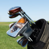 Mooie Harlequin Duck op de Rock Golfheadcover (Insitu)