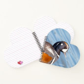 Mooie Harlequin Duck op de Rock Notitieboek (Binnen)