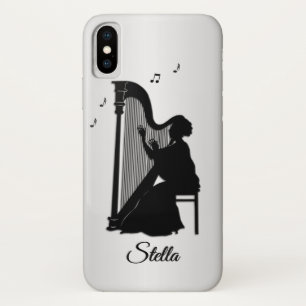 Mooie Harp Player persoonlijke Case-Mate iPhone Case