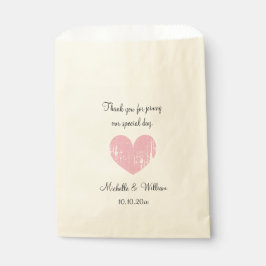 Mooie  hart bruiloft partij gunsttassen bedankzakje
