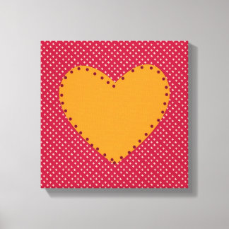 Mooie hart canvas