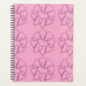 Mooie hart cirkel patroon planner (Voorkant)