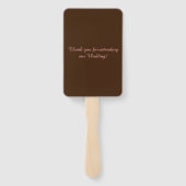 Mooie hart liefde nooit mislukt handwaaier (Achterkant)