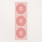 Mooie Hart Mandala's Yogamat (Voorkant)
